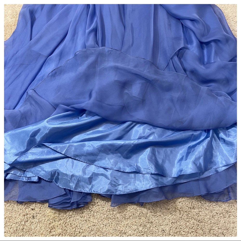 Sherri Hill sequin blue gown - Picture 7 of 9